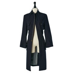 Navy blue wool coat JUNYA WATANABE COMME DES GARCONS