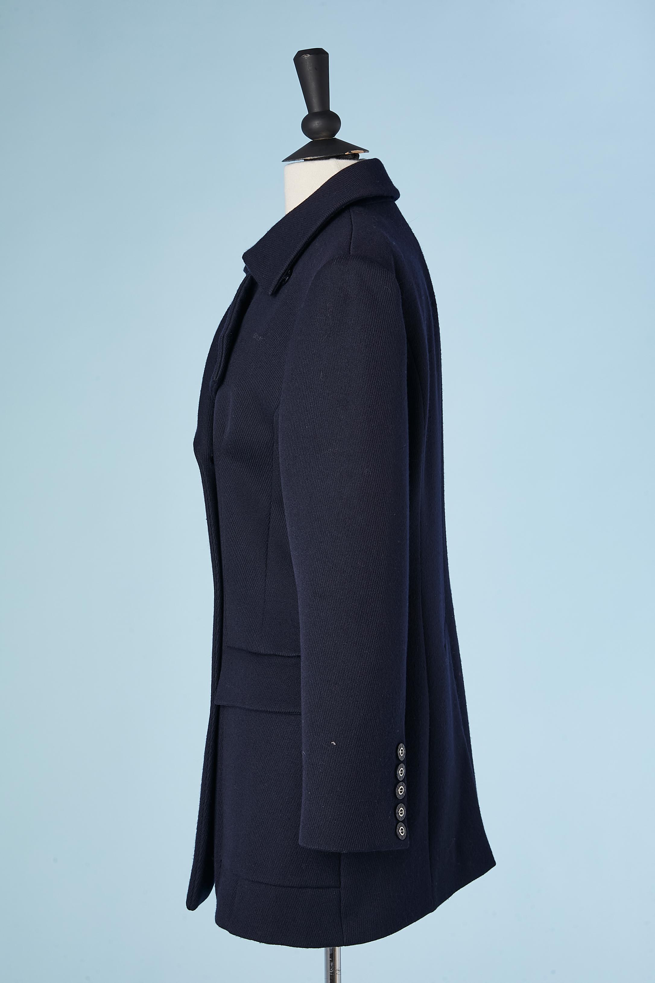 Women's Navy blue wool peacoat Boutiques Givenchy 