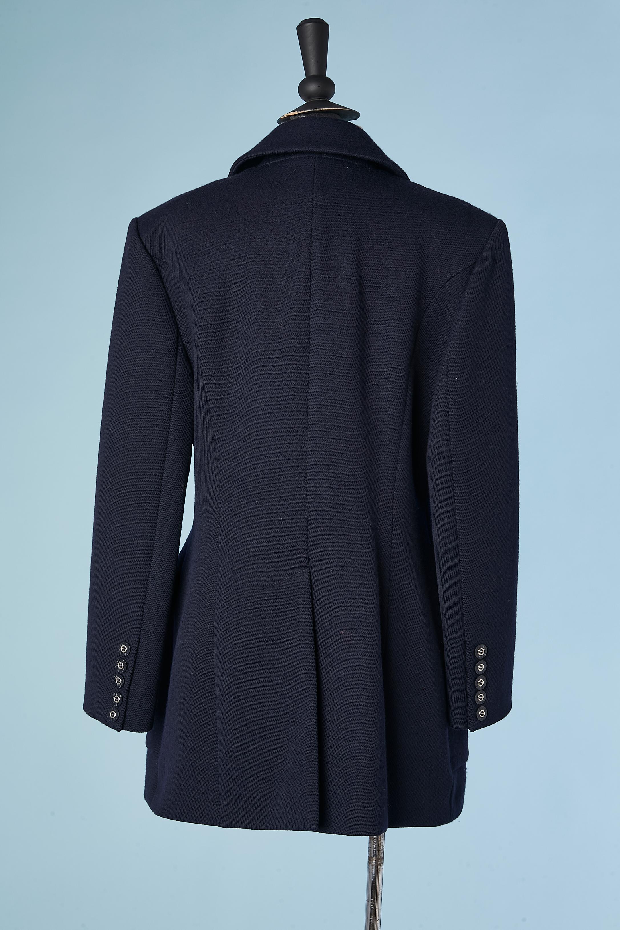 Navy blue wool peacoat Boutiques Givenchy  1