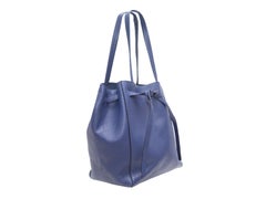 Navy Celine Cabas Phantom Tote