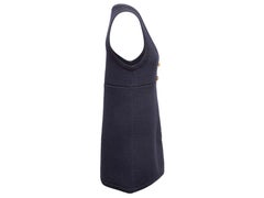 Navy Celine Knit Pinafore Dress Size US S
