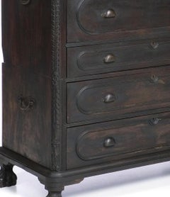 Navy chest of drawers/writing desk - 19th century