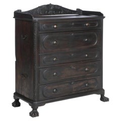 Navy chest of drawers/writing desk - 19th century