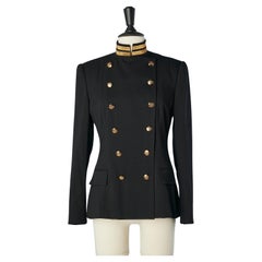 Navy double-breasted officier style jacket Ralph Lauren 