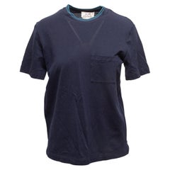 Navy Hermes Short Sleeve Pocket T-Shirt Size US S