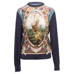 Navy
Multicolor Dolce
Gabbana Lion
Cherub Motif Printed Sweater Size US S