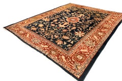 Navy & Red Ziegler Mahal Sultanabad Rug
