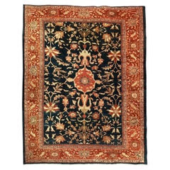 Navy & Red Ziegler Mahal Sultanabad Rug