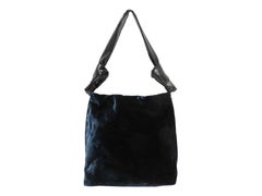 Navy The Row Samt Wander Tasche