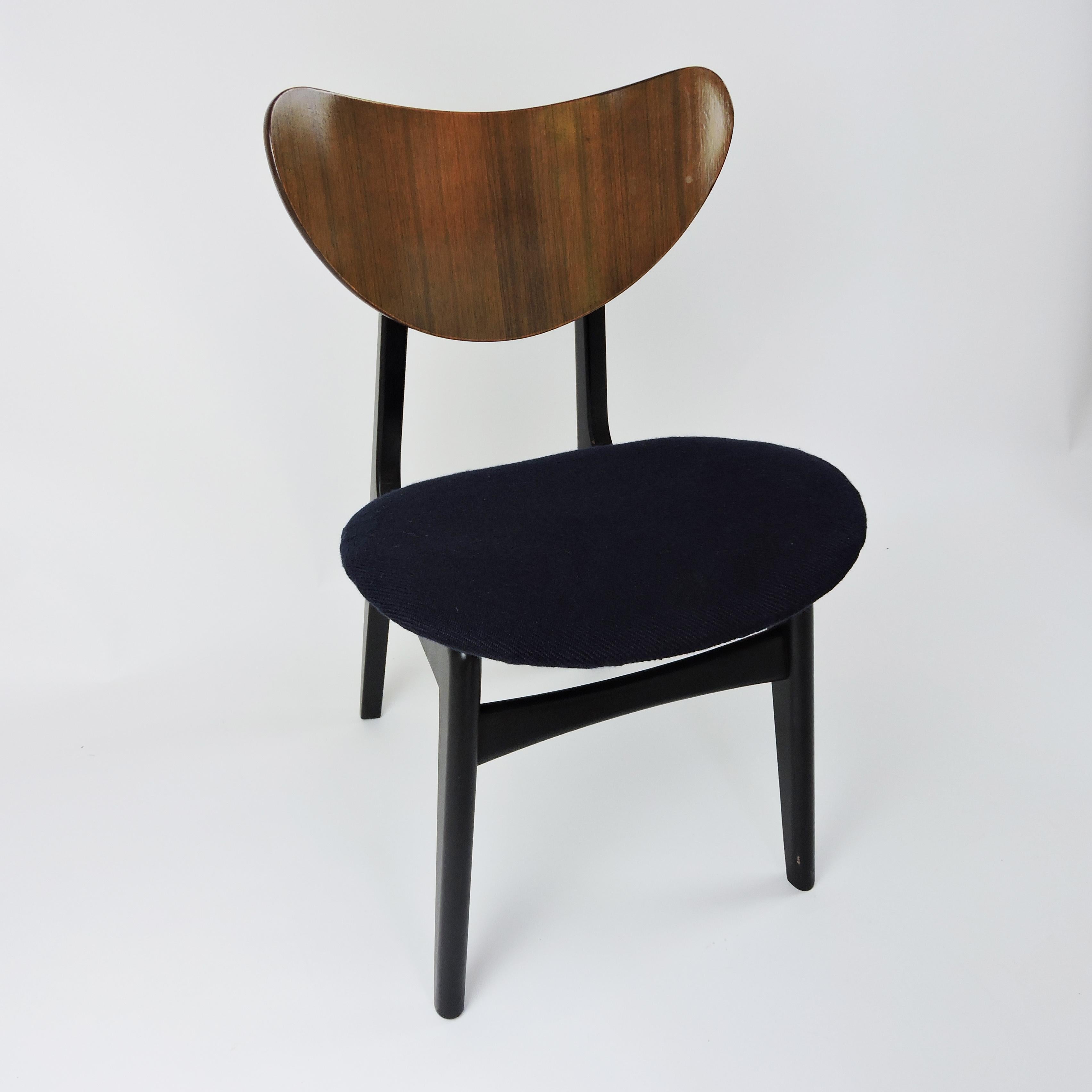 Navy Upholstered Librenza Dining Chairs from G-Plan, 1960s, Set of 6 For Sale 9