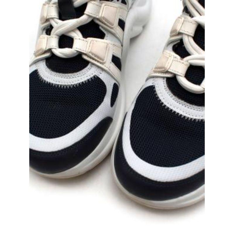 Gray Navy & white mesh Archlight trainers For Sale