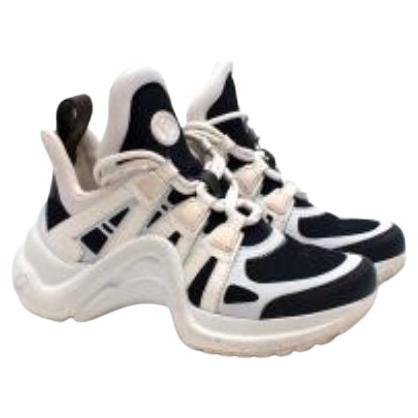 Navy & white mesh Archlight trainers For Sale