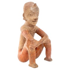 Figure masculine assise Pre-Columbian Nayarit