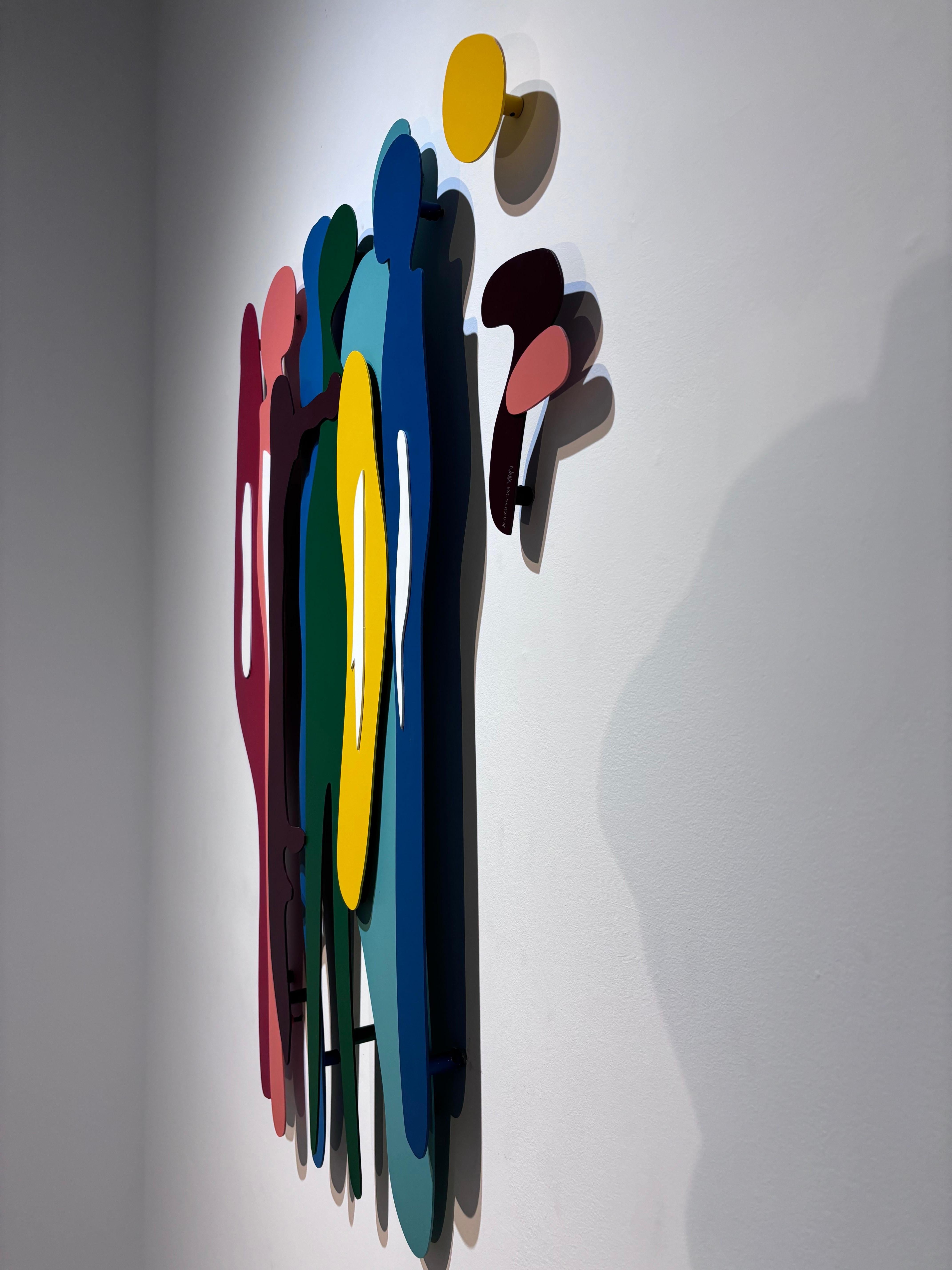 Family Hug - Abstract Expressionist Sculpture by Nayla Kai Saroufim