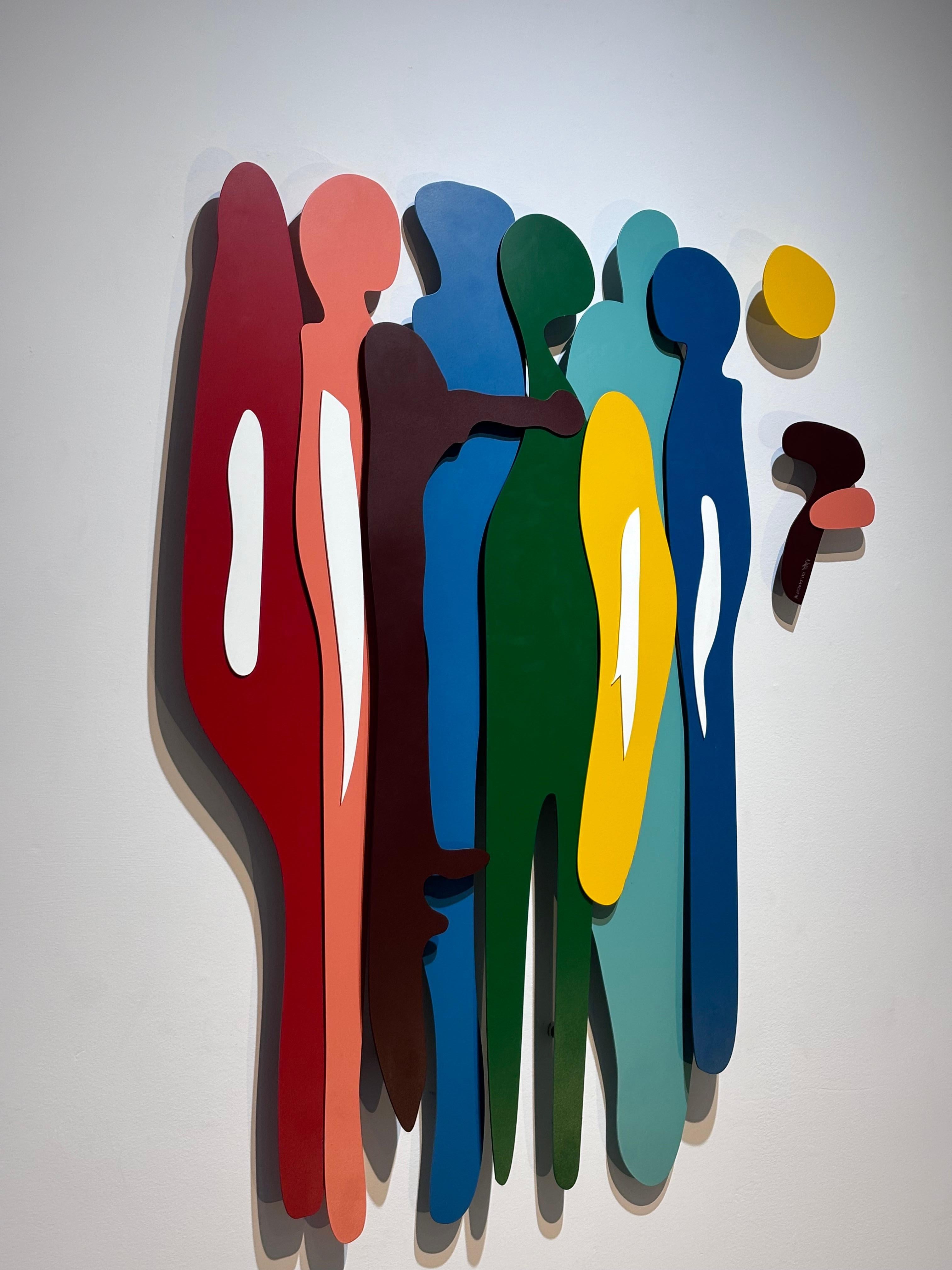 Nayla Kai Saroufim Abstract Sculpture - Family Hug