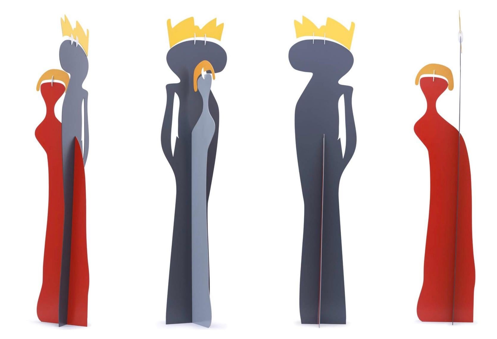 Nayla Kai Saroufim Abstract Sculpture - My Forever Queen