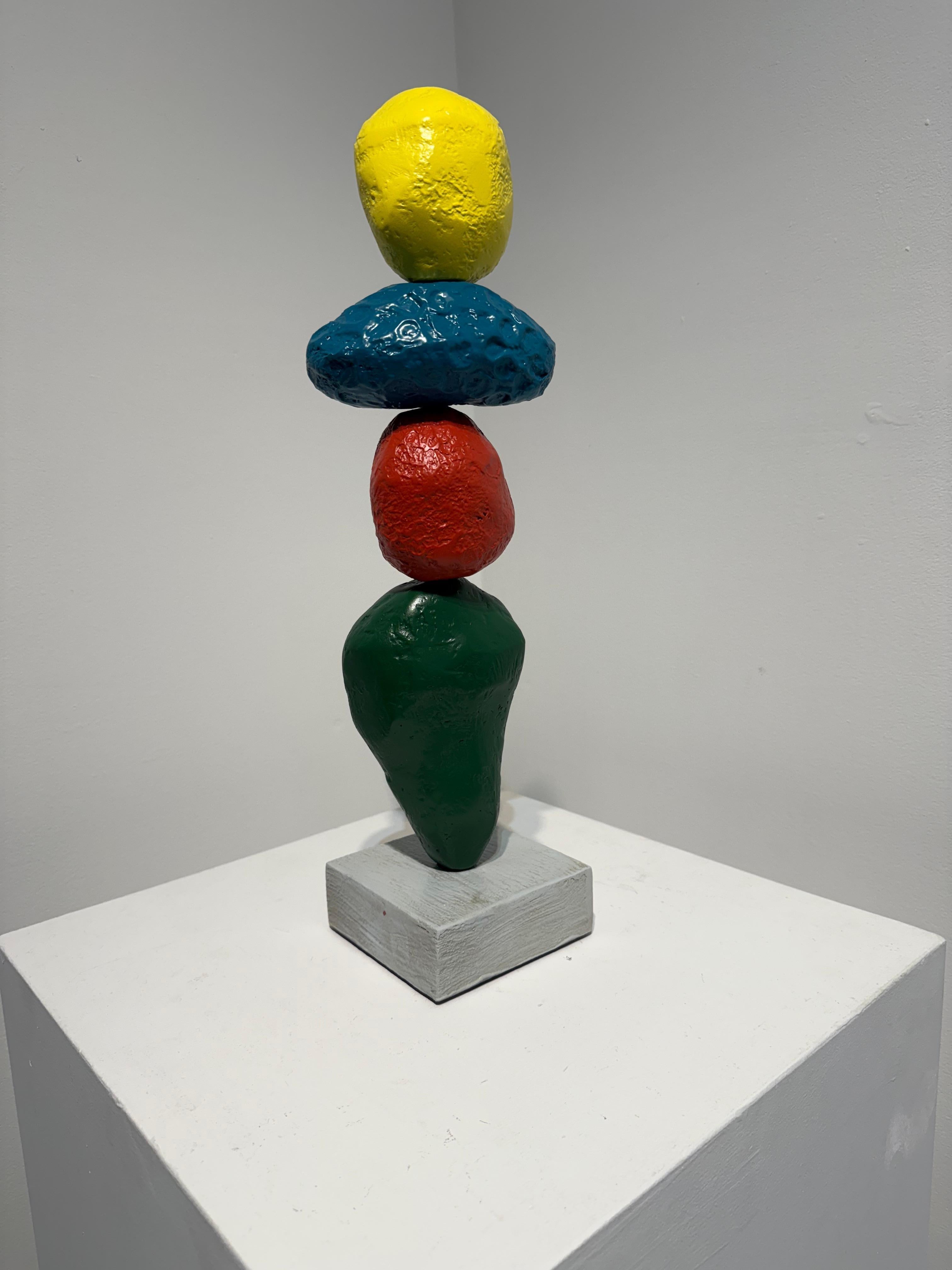 Mini Totem 1 - Sculpture by Nayla Saroufim
