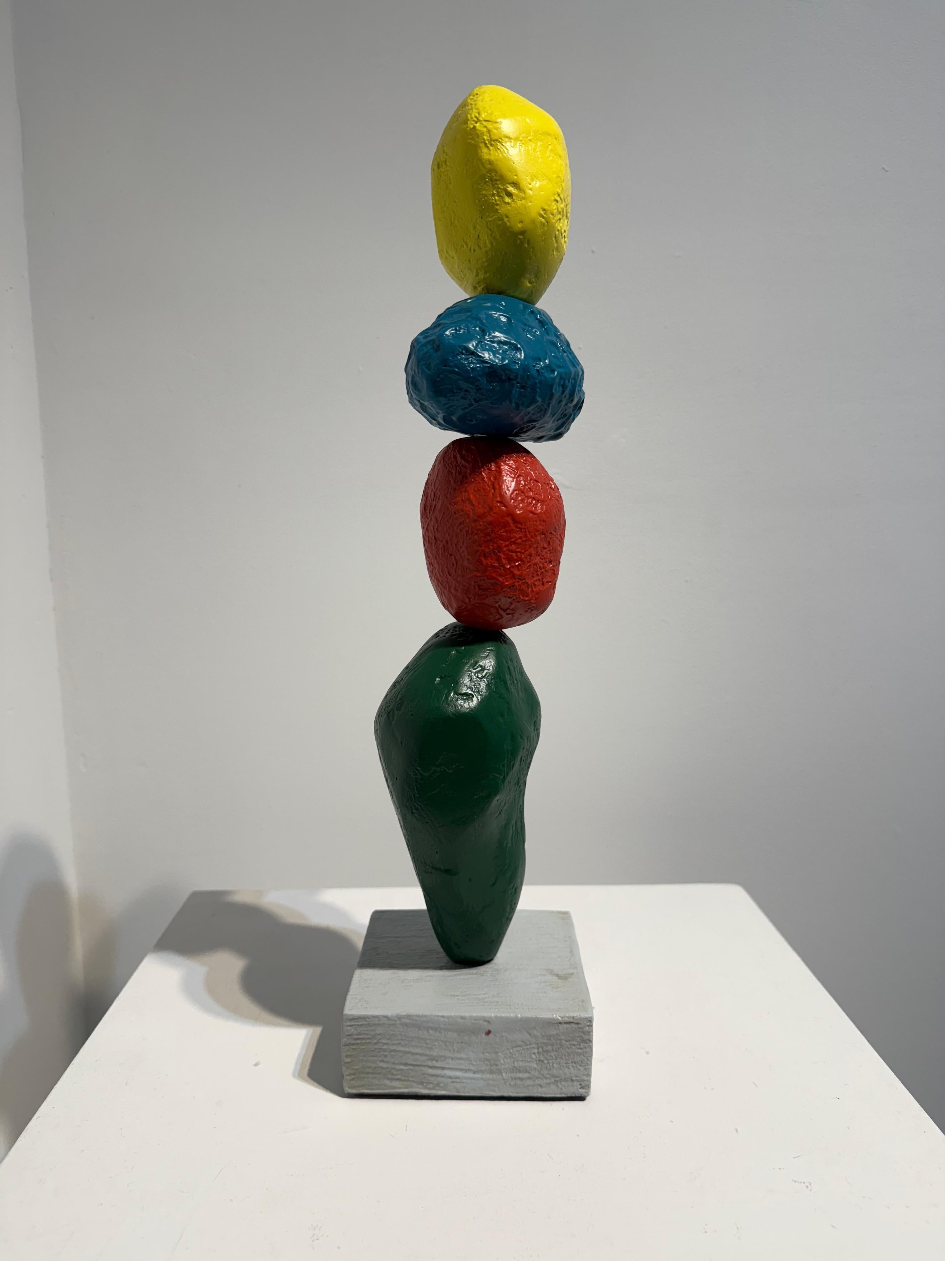 Mini Totem 1 - Abstract Sculpture by Nayla Saroufim