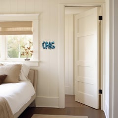 OMG - Scultura da parete in resina astratta contemporanea unica nel suo genere