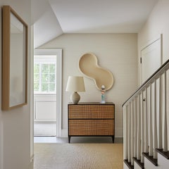 Palm Springs Totem 2 - Modern Unique Earth Tone Abstract Playful Resin Sculpture