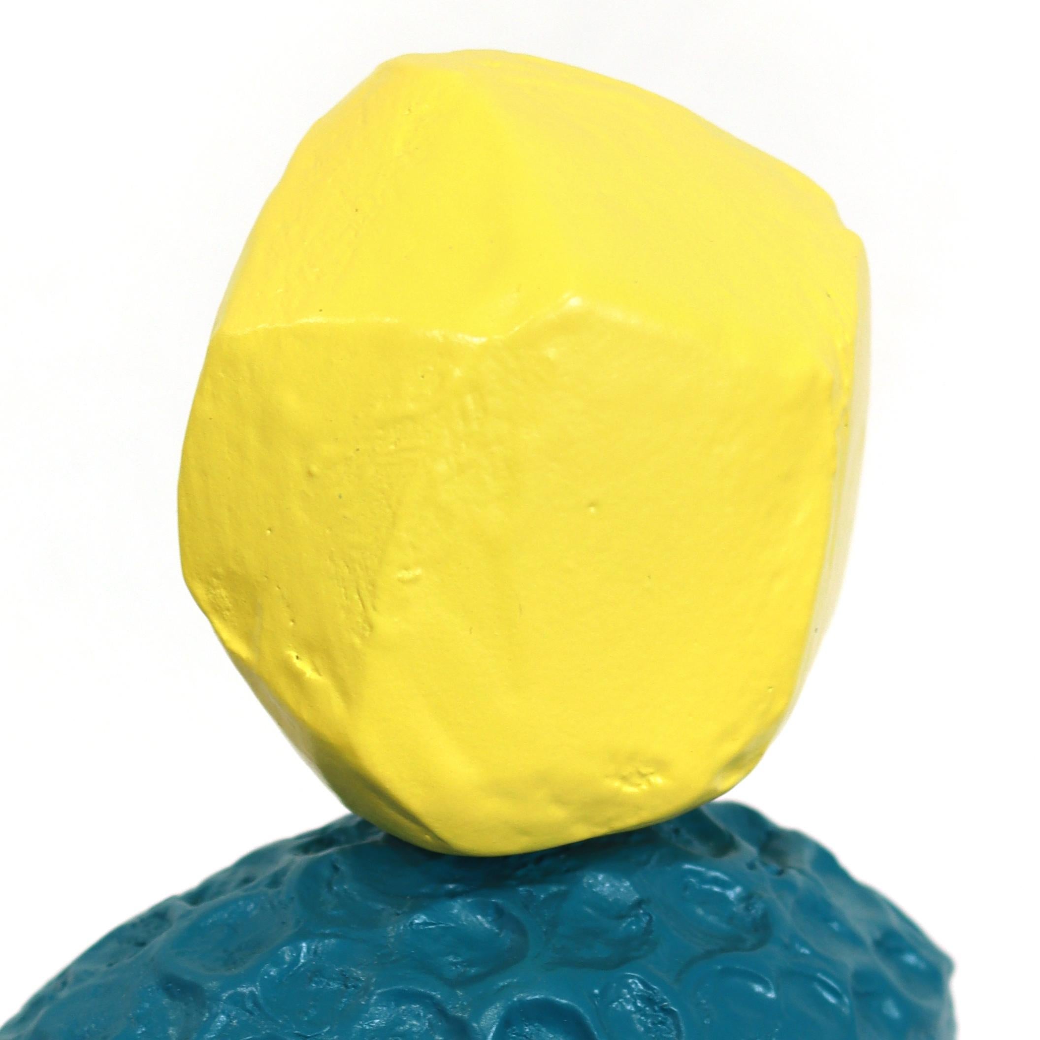 Palm Springs Totem Medium - Colorful Abstract Playful Modern Resin Sculpture For Sale 4