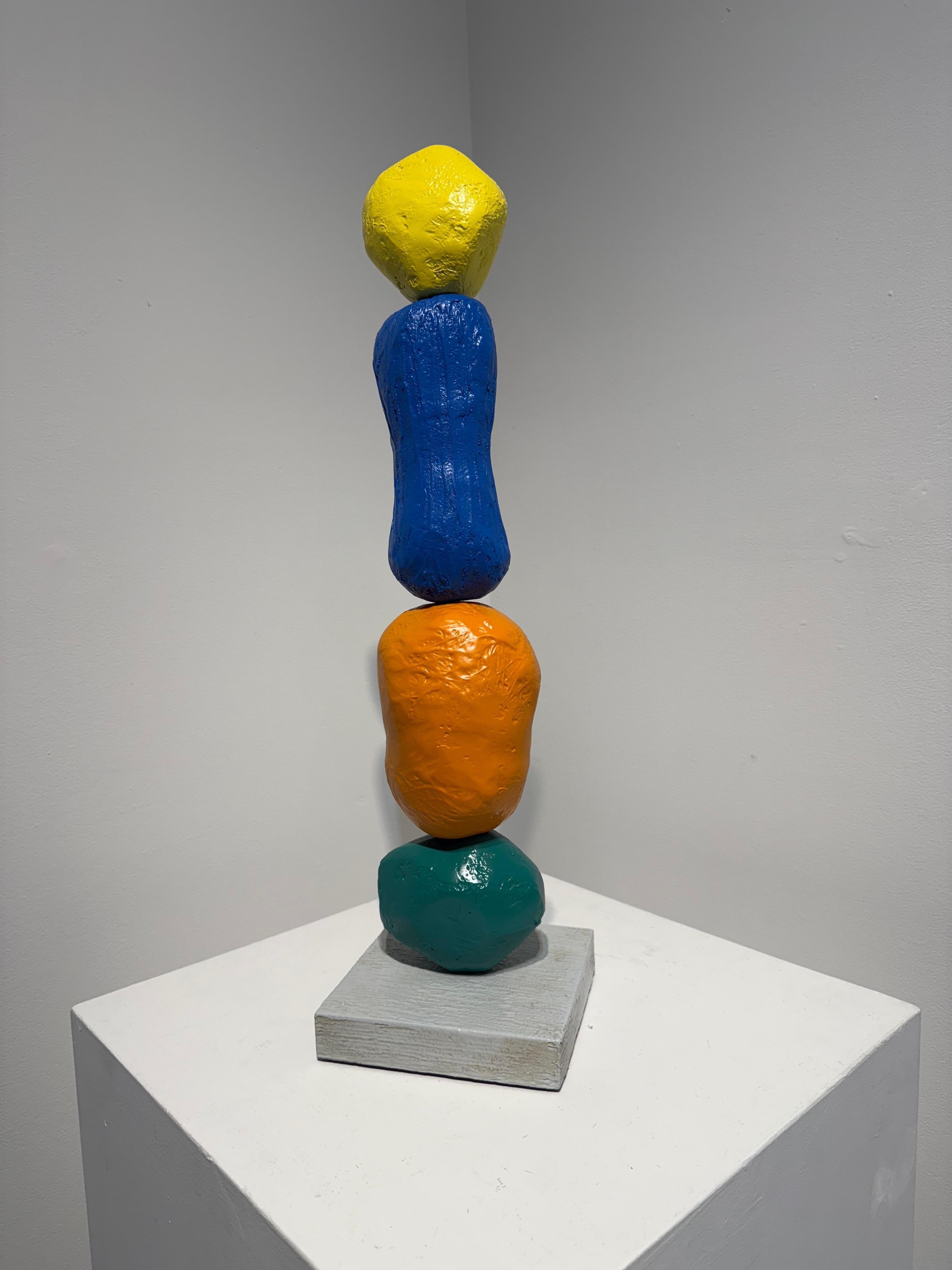 Nayla Saroufim Abstract Sculpture - Totem 2
