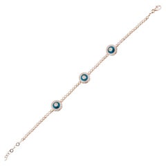 0.98ct Against Evil Eye Diamond Bracelet