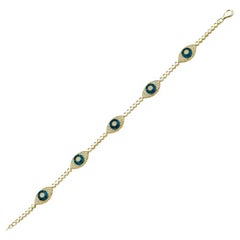 Against Evil Eye Diamant-Armband