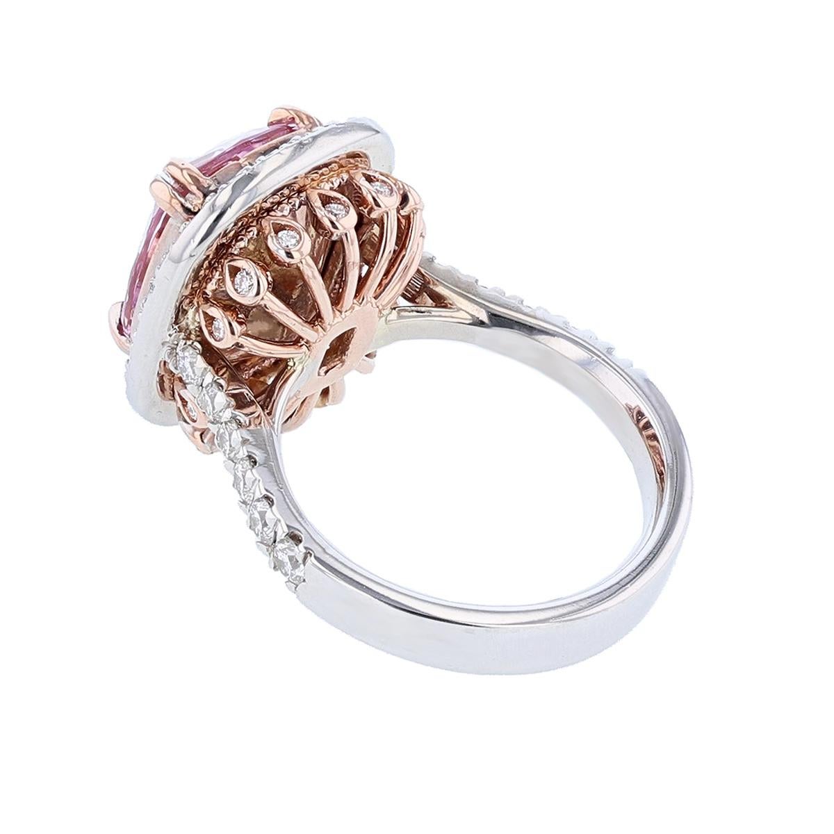 morganite rose gold ring costco