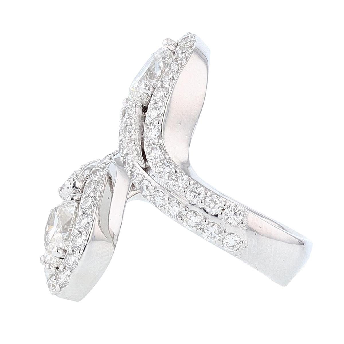 double pear ring