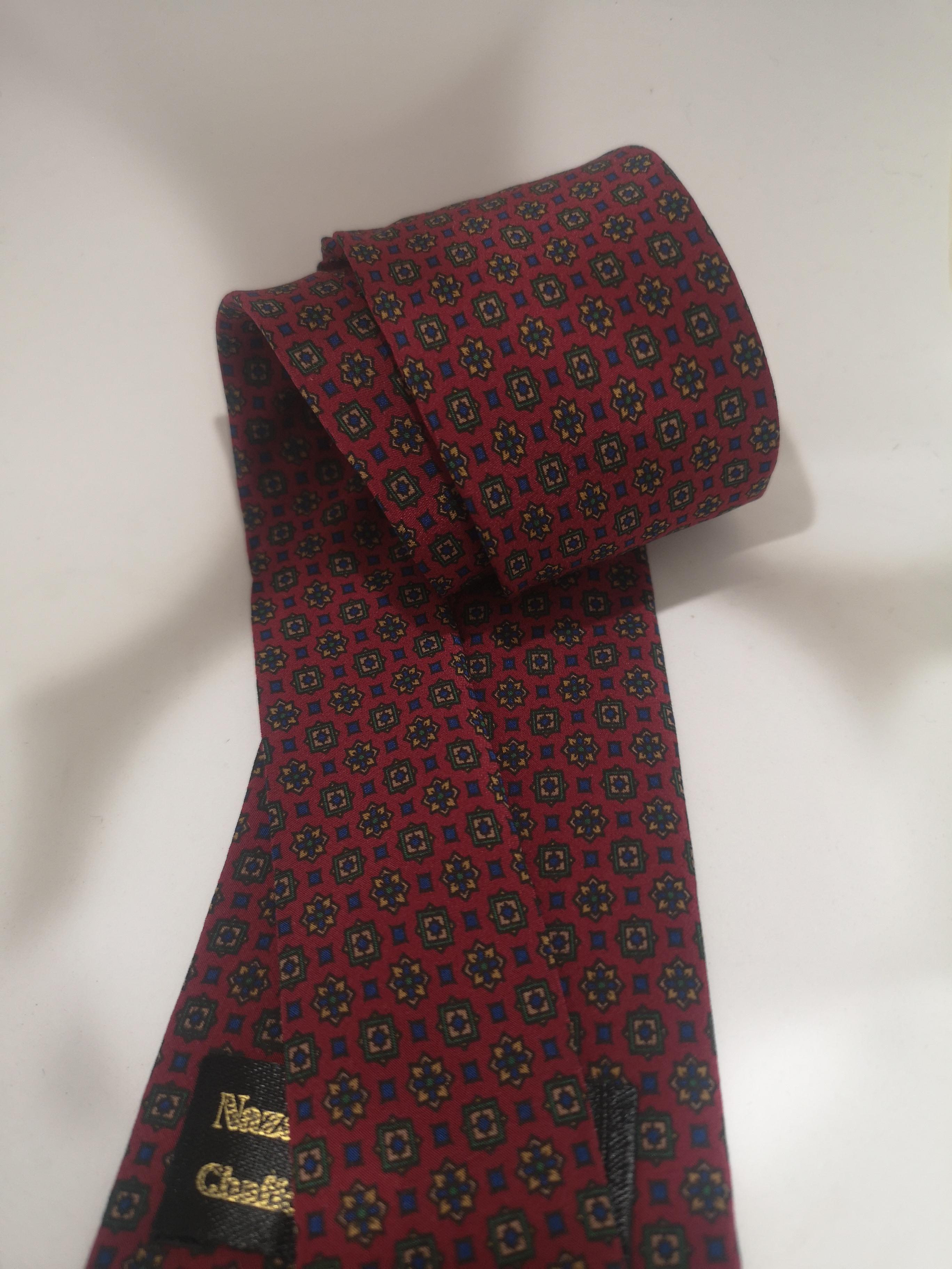 Nazareno Gabrieli multicoloured vintage tie In Good Condition In Capri, IT