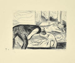 Figure - Original Etching by Nazareno Gattamelata - Late 20th Century