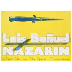 Vintage 'Nazarin' 1965 German A2 Film Poster