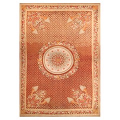 Nazmiyal 19th Century Antique French Aubusson Rug. 17 ft 2 in x 25 ft