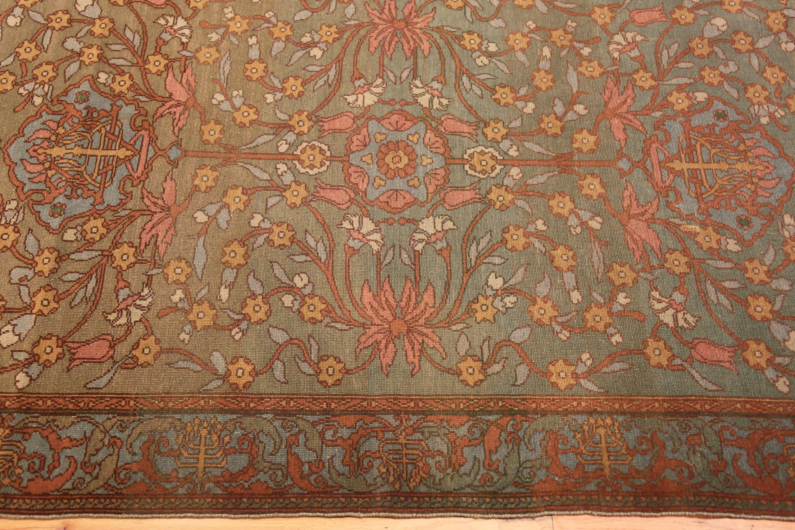 Hand-Knotted Antique Rug from the Jerusalem by Bezalel Art Schoo. 4' 9