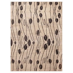 Nazmiyal Colleciton Tappeto a chicco di caffè di dimensioni artistiche moderne 9'3" x 12'3"