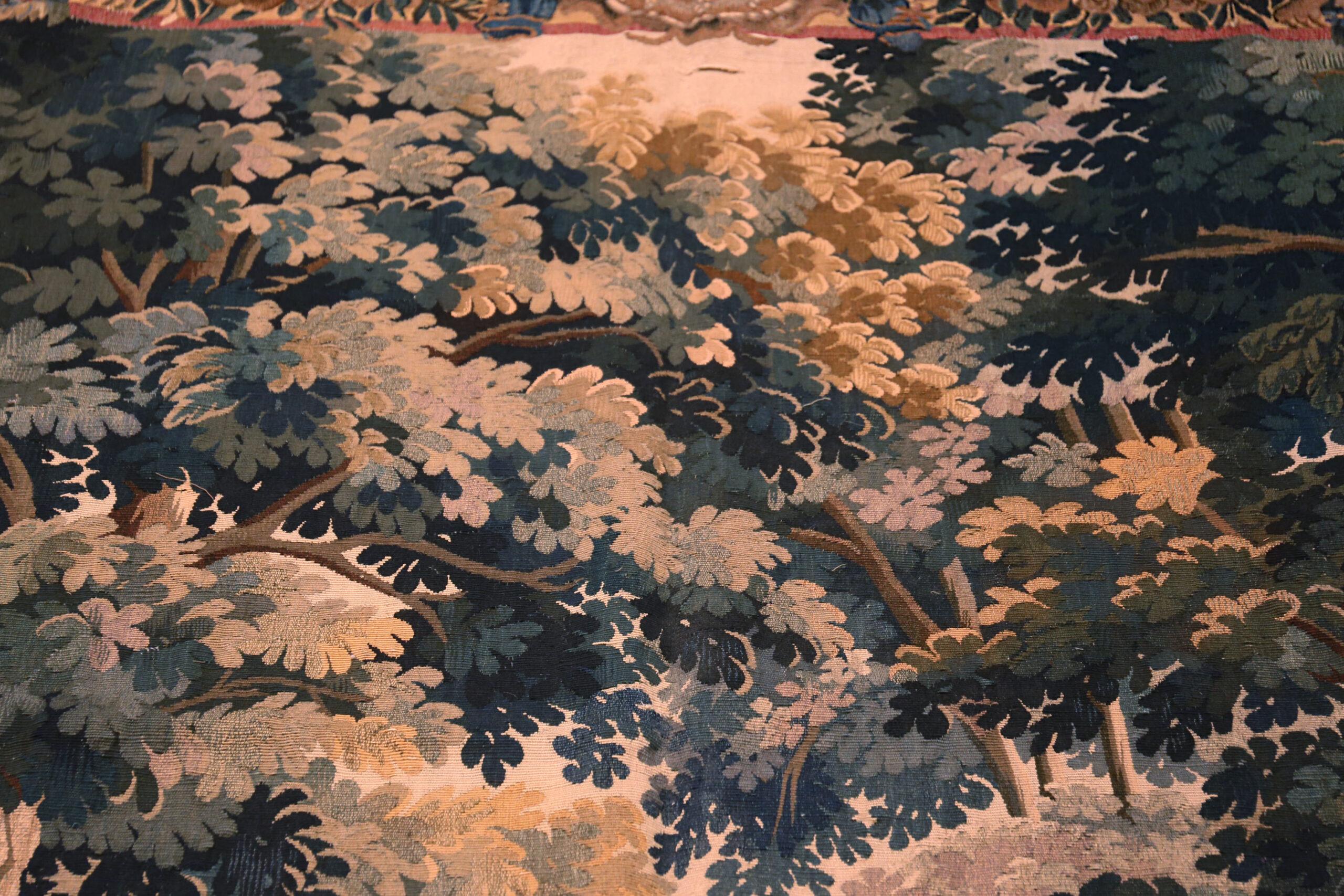 Hand-Knotted Nazmiyal Collection 18th Century French Verdure Tapestry 6'10