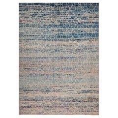 Nazmiyal Collection Abrash Color Modern Tribal Geometric Modern Rug 6'4" x 9'