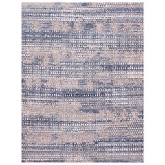 Nazmiyal Collection Abstract Blue Modern Boutique Area Rug 9 ft x 12 ft