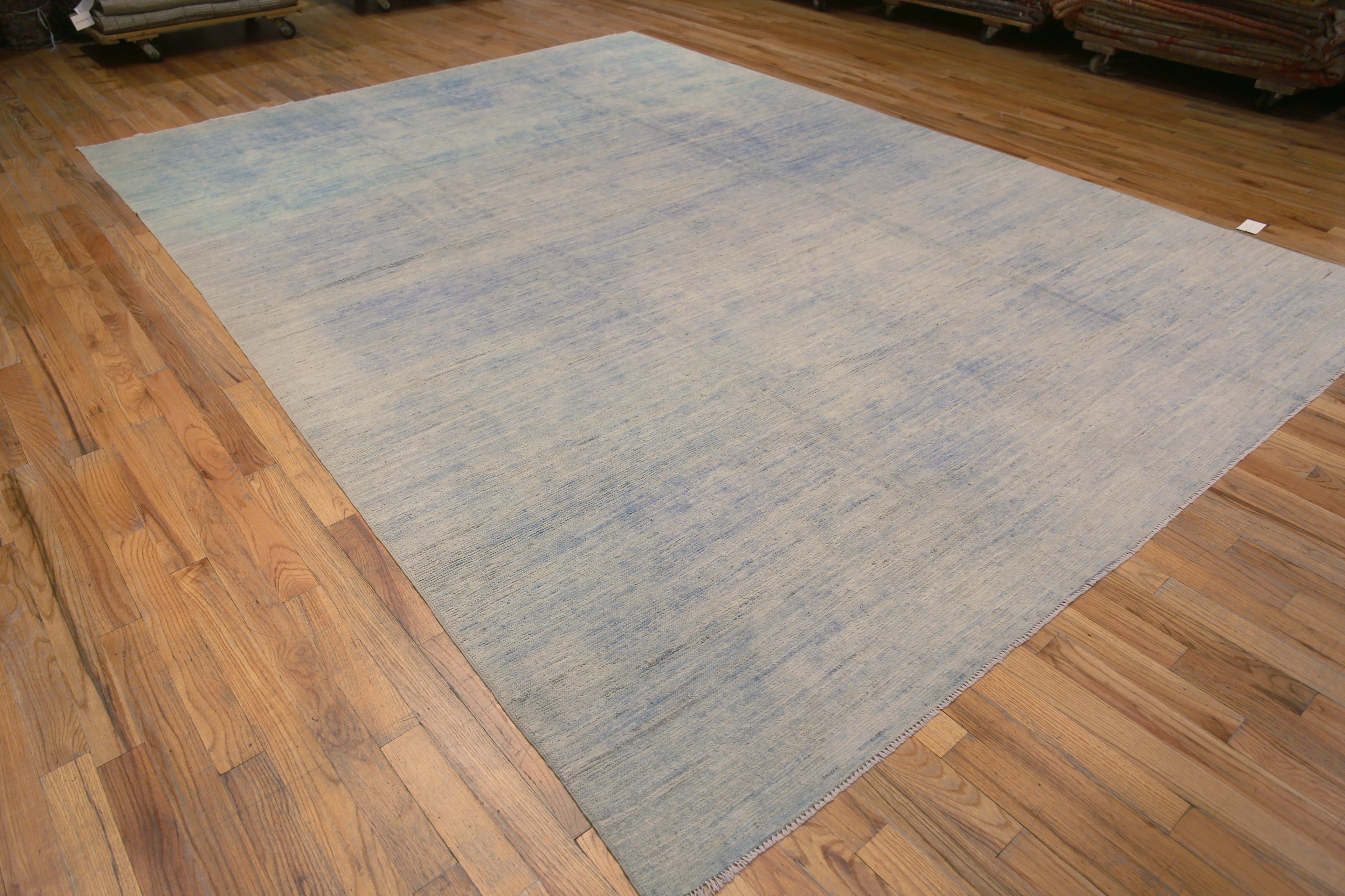 Hand-Knotted Nazmiyal Collection Abstract Gentle Tones Decorative Modern Rug 10'2