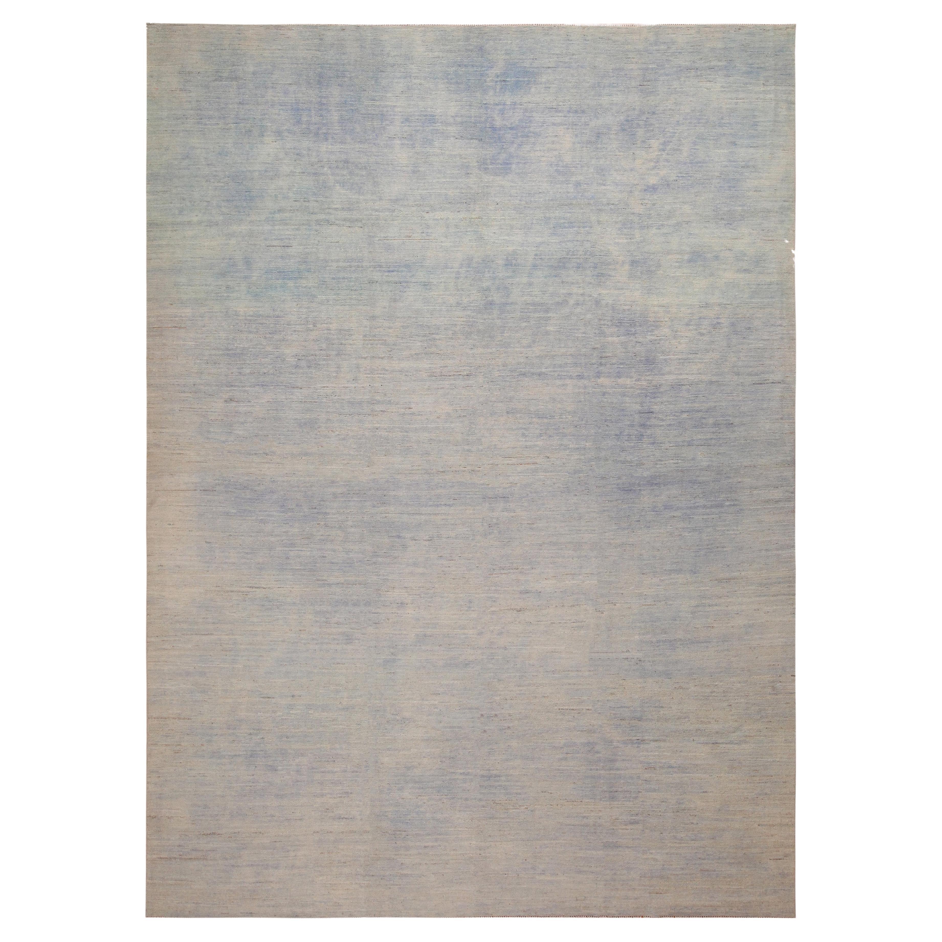 Nazmiyal Collection Abstract Gentle Tones Decorative Modern Rug 10'2" x 14'2" For Sale