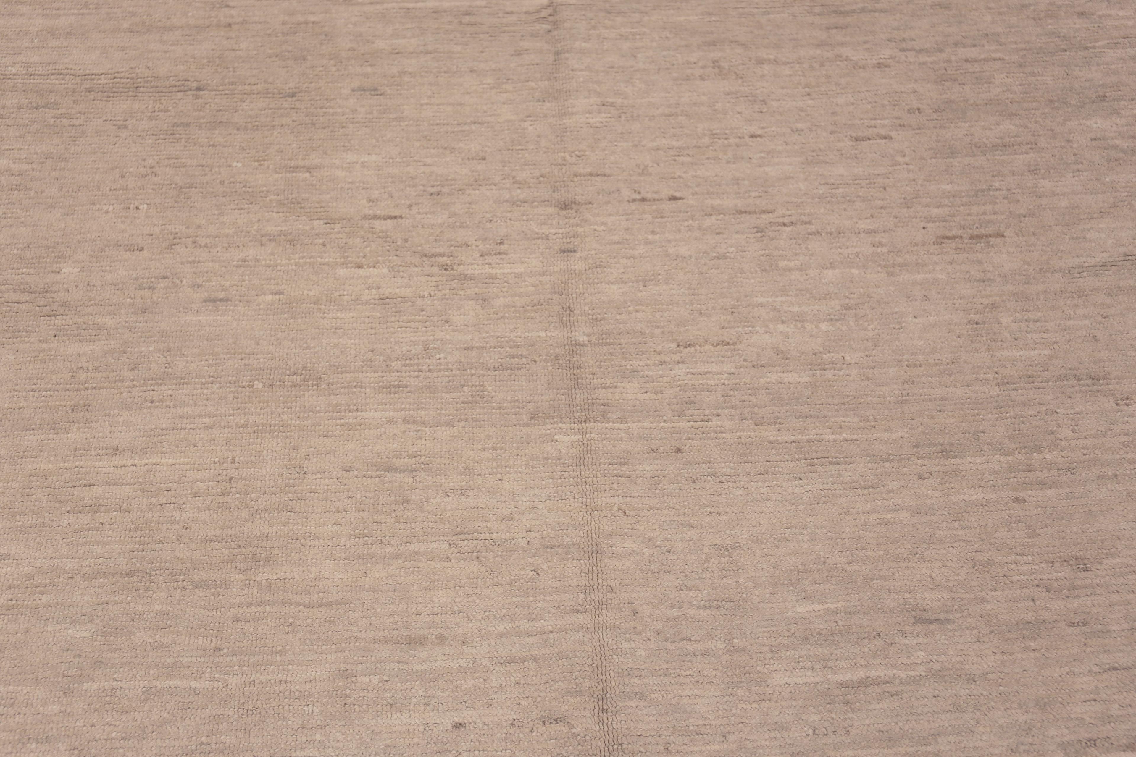 Nazmiyal Kollektion Abstrakter minimalistischer moderner Teppich in Zimmergröße 11' x 15' (Zentralasiatisch) im Angebot