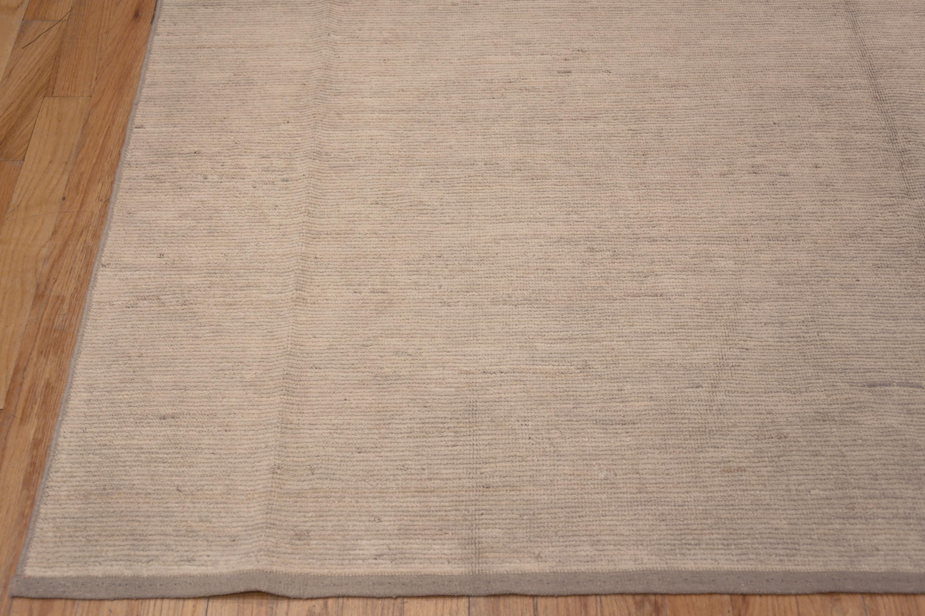 Nazmiyal Kollektion Abstrakter minimalistischer moderner Teppich in Zimmergröße 11' x 15' (Handgeknüpft) im Angebot