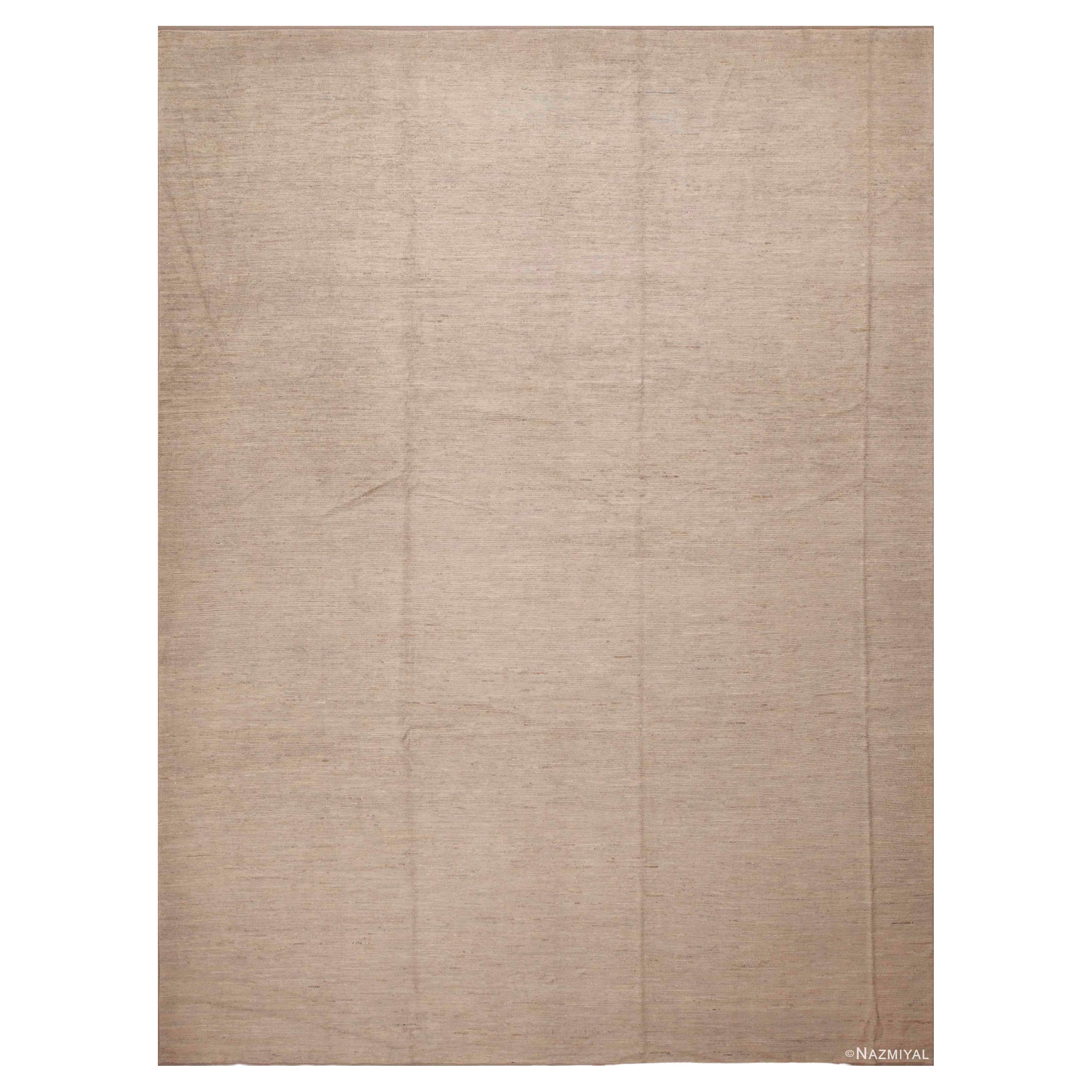 Nazmiyal Collection Abstract Minimalist Modern Room Size Area Rug 11' x 15' For Sale