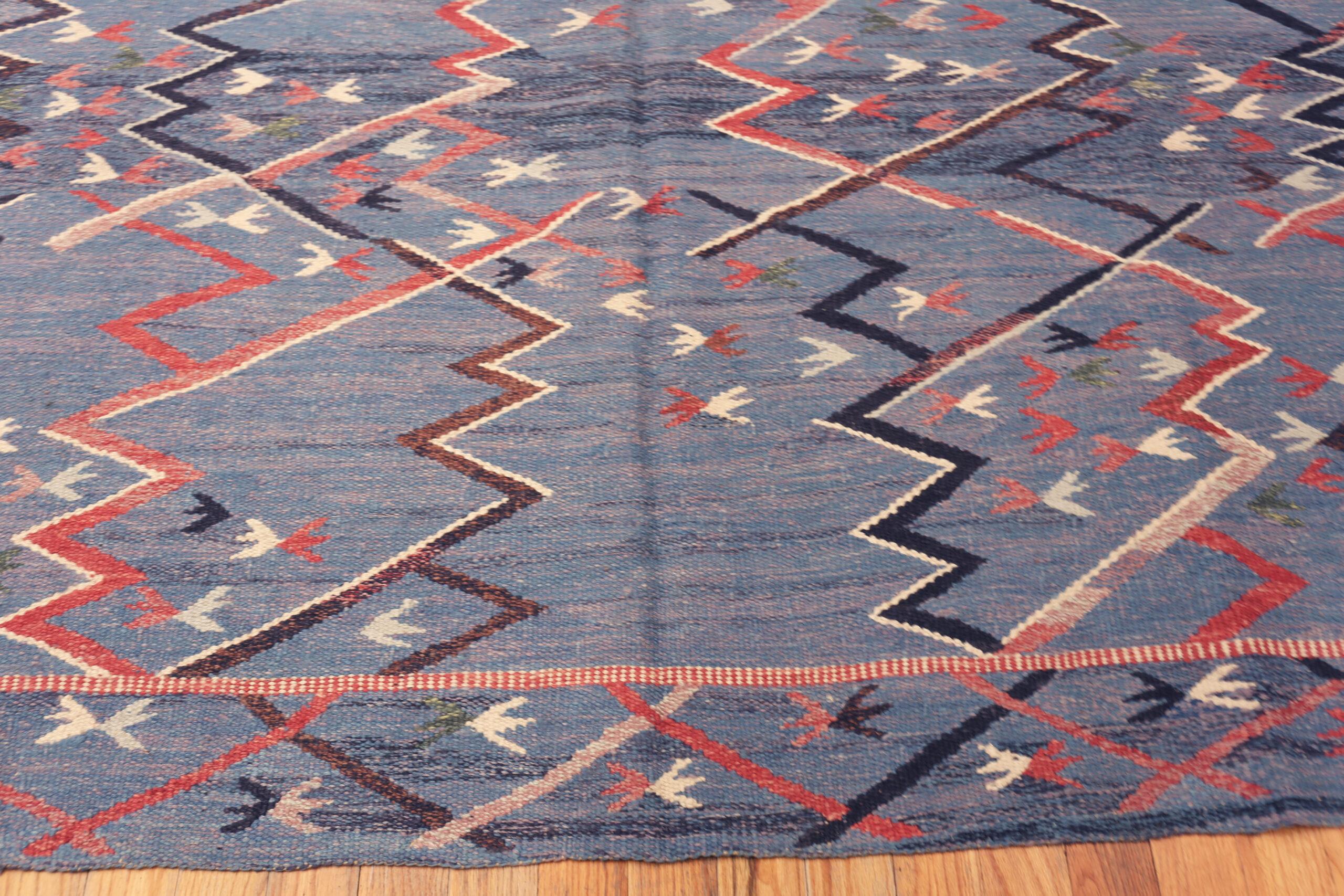 Afghano Nazmiyal Collection Abstract Modern Kilim Rug 8 ft 4 in x 10 ft 5 in in vendita