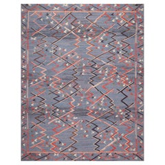 Nazmiyal Collection Abstract Modern Kilim Rug 8 ft 4 in x 10 ft 5 in