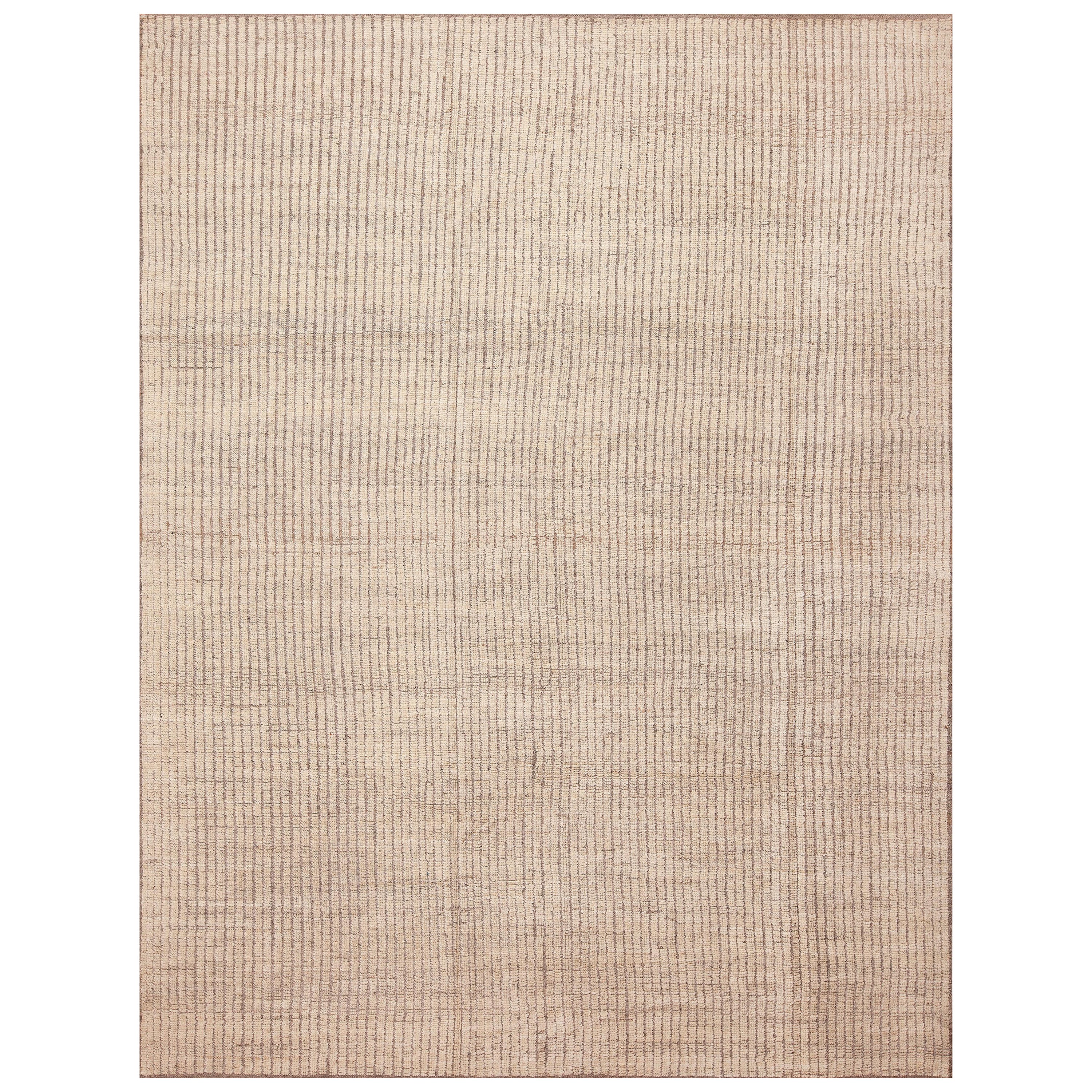 Nazmiyal Kollektion Abstrakter Neutral Minimalistischer Moderner Teppich 7'4" x 9'8"