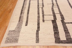 Nazmiyal Collection Abstract Primitive Design Modern Area Rug 13'7" x 14'6"