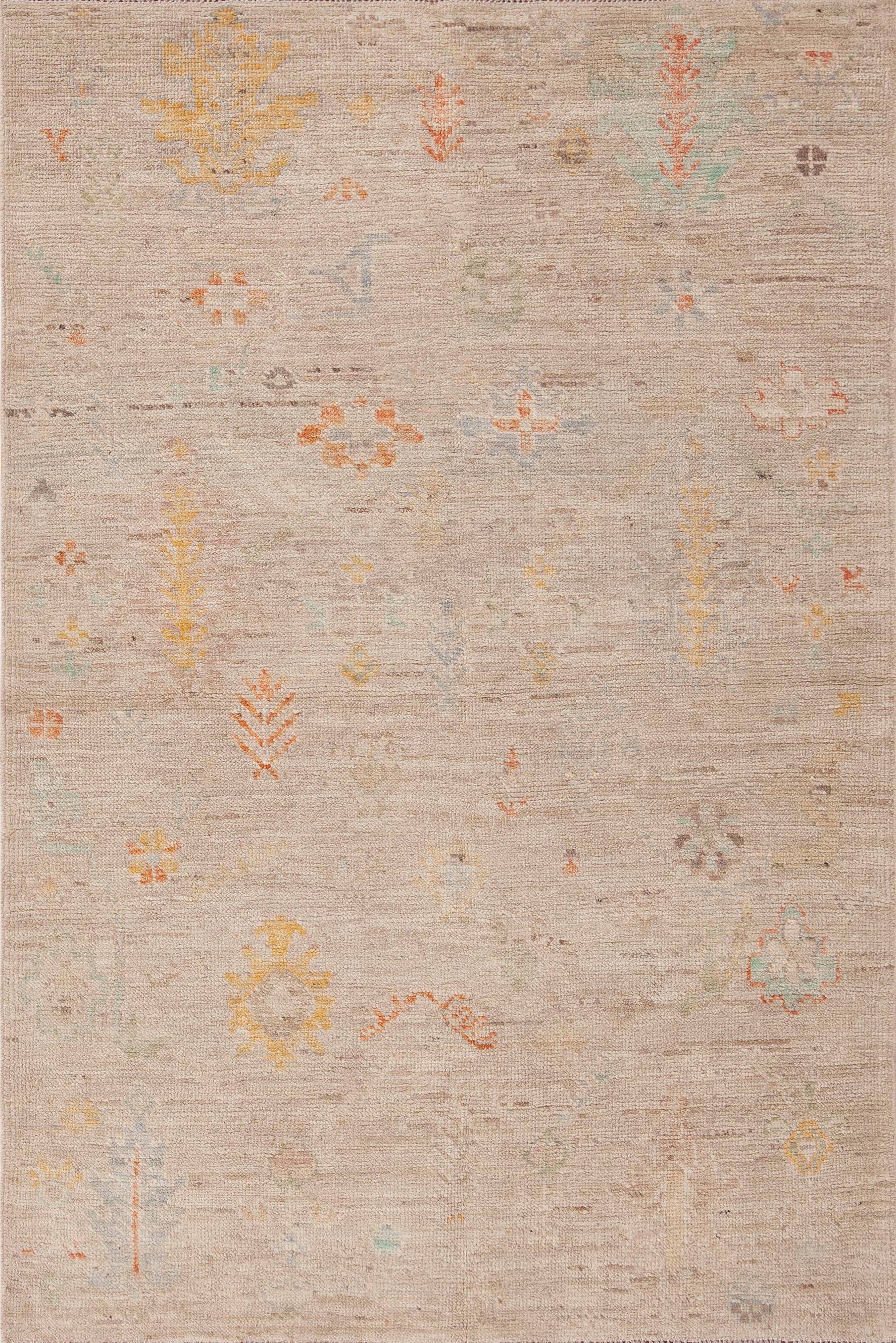 Nazmiyal Kollektion Moderner handgefertigter Teppich in abstraktem Stammesdesign 4' x 5'11