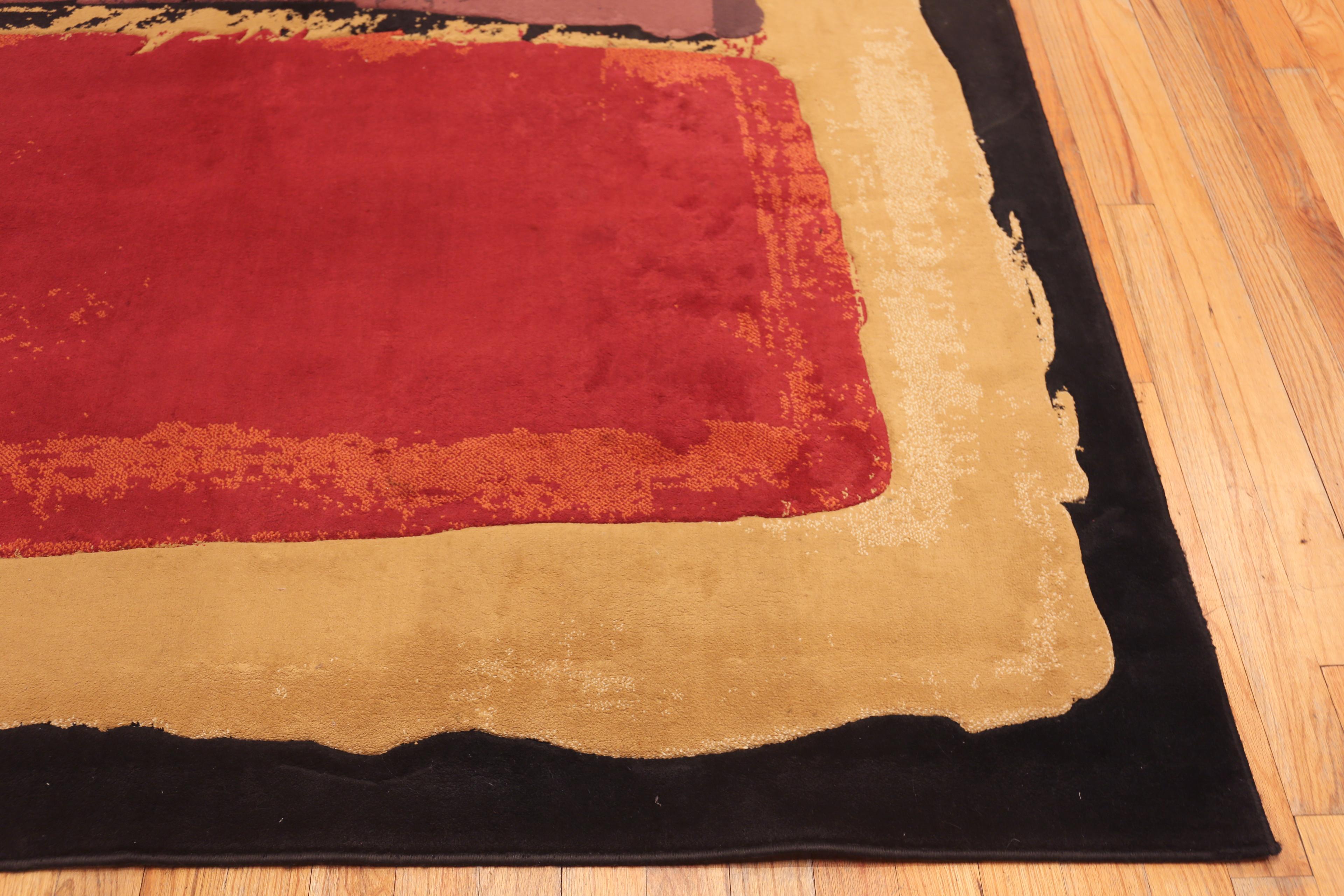 Nazmiyal Collection nach Andy Warhol Vintage Teppich 7 ft 9 in x 10 ft 9 in im Angebot 3